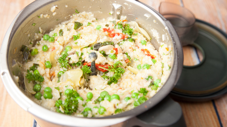 Risotto in Thermomix bowl 