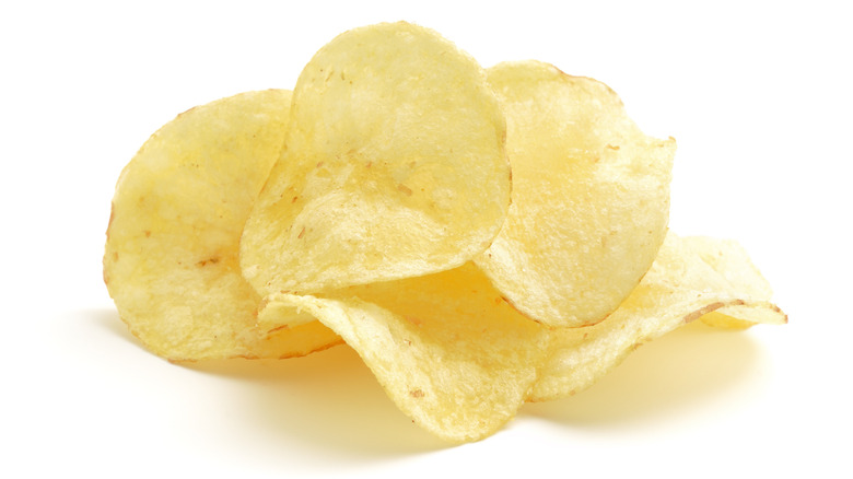 plain potato chips