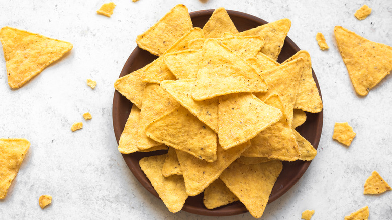 Bowl of tortilla chips