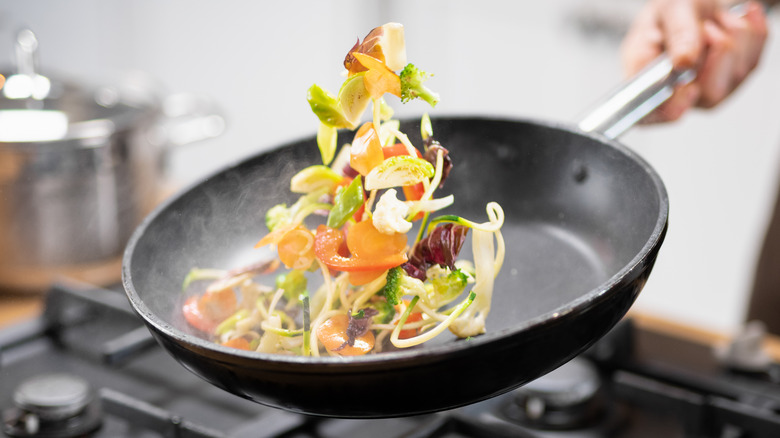 sautéing veggies