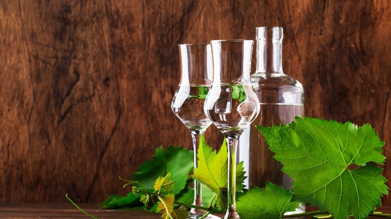 glasses with wooden background