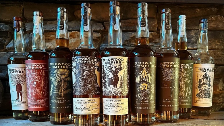 Redwood Empire lineup of bottles