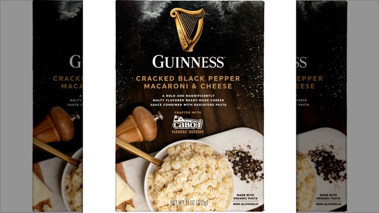 Box of Guinness macaroni and cheese
