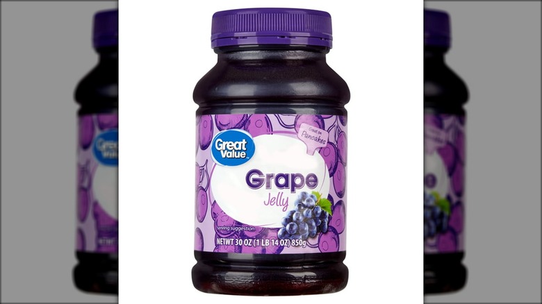 big jar of grape jelly