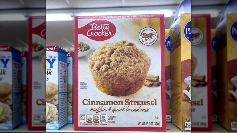 Betty Crocker boxed muffin mix
