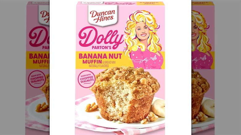 Dolly Parton banana muffin mix