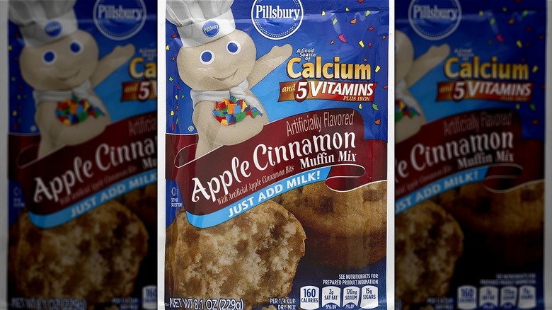 Pillsbury apple cinnamon muffin mix