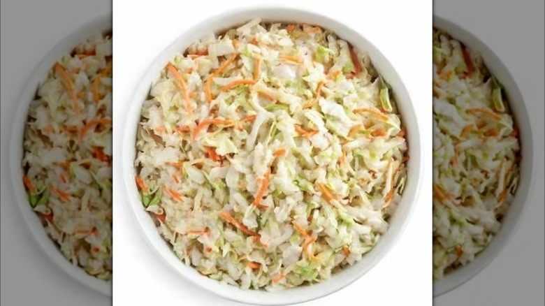 Container of Hy-Vee Creamy Coleslaw