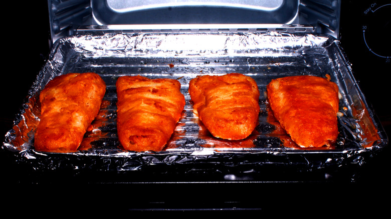 Fish in a toaster oven