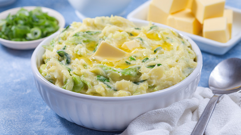 Bowl of colcannon