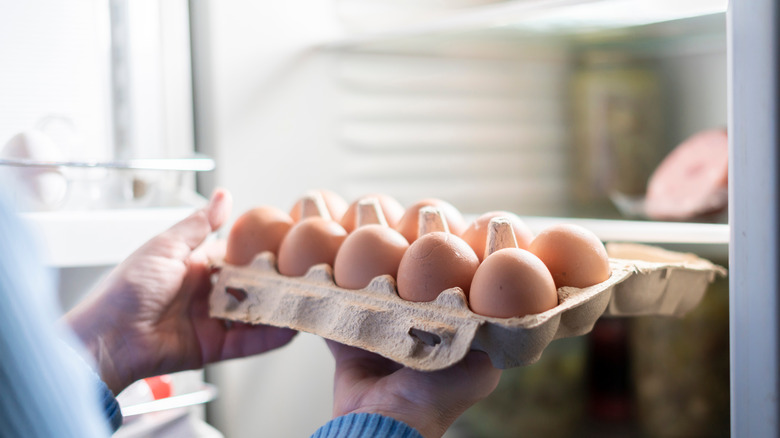 Getting eggs out of fridge