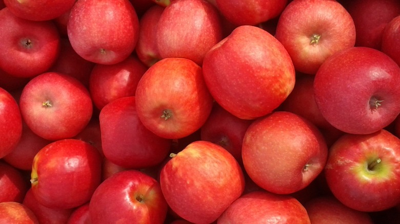 pile of Pink Lady apples