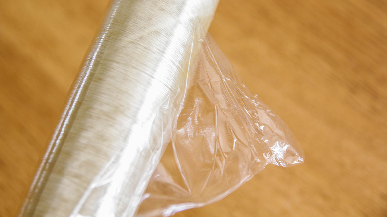 roll of plastic wrap