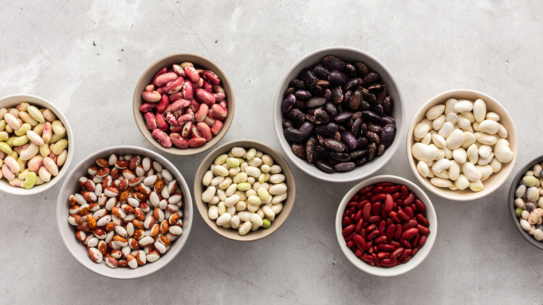 diverse range of beans