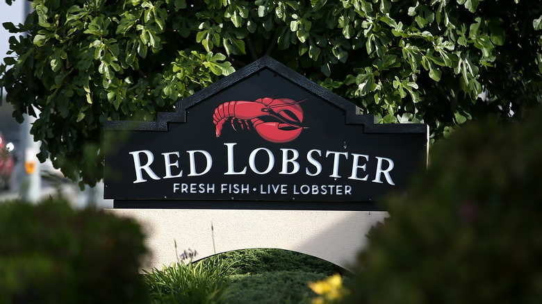 Red Lobster sign