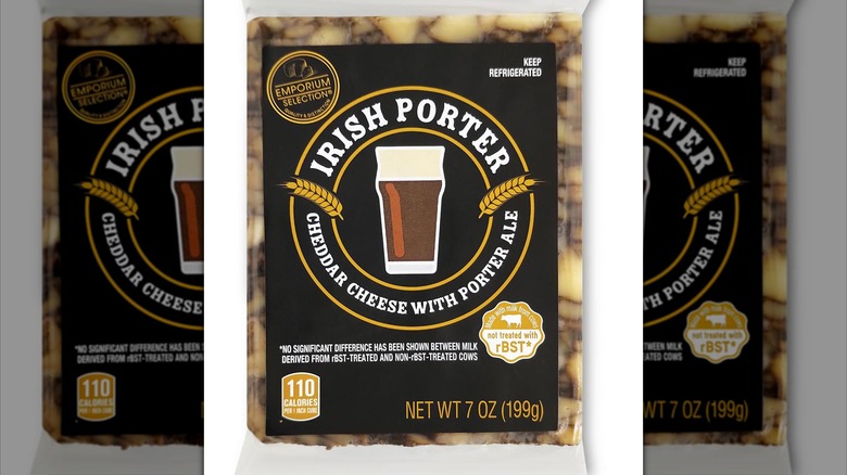 Emporium Selection Irish Porter Cheddar Cheese with Porter ale