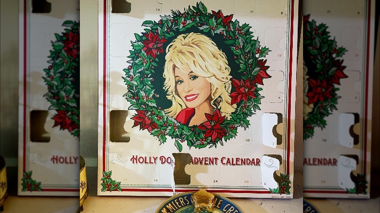 candy dish on dolly parton advent calendar