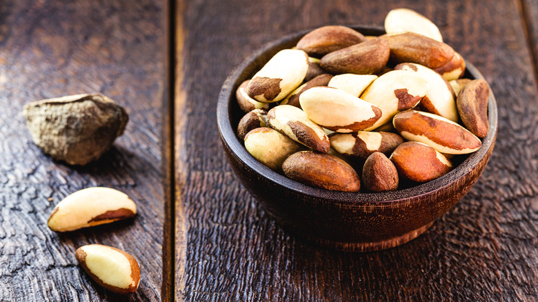 Bowl of brazil nuts