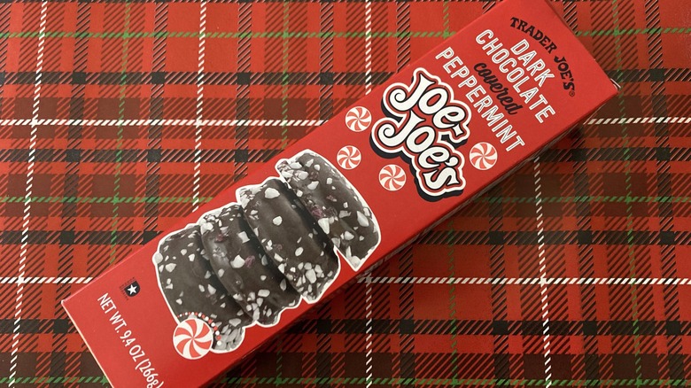 Box of Dark Chocolate Covered Peppermint Joe-Joe's