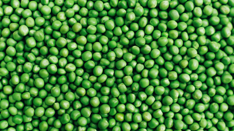 Closeup of peas