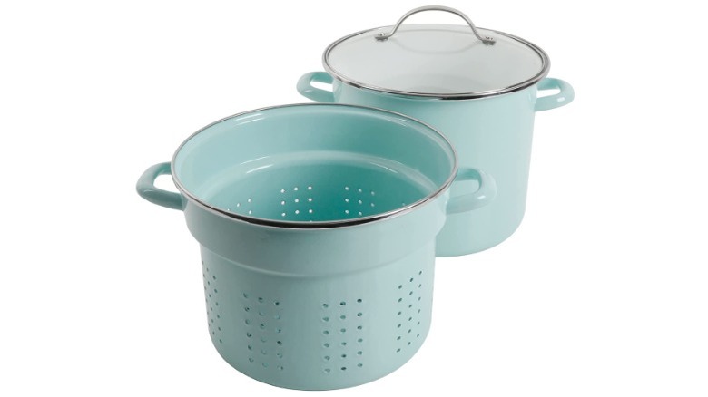 Stock pot and steamer basket