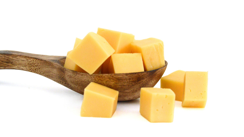 cubes of cheese