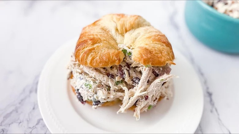 turkey salad cranberry sandwich