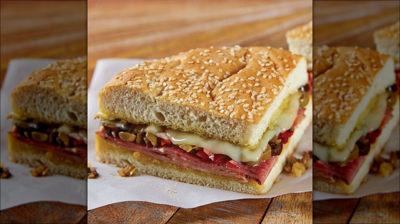 new orleans muffuletta sandwich