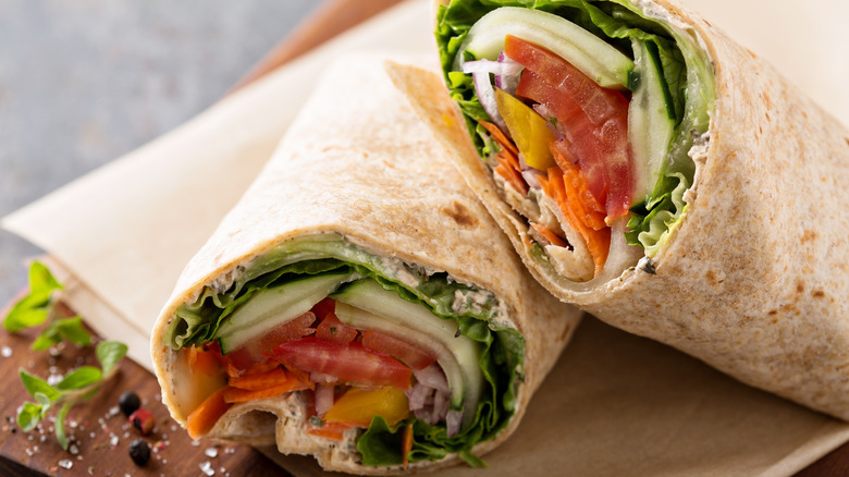 vegetable wraps