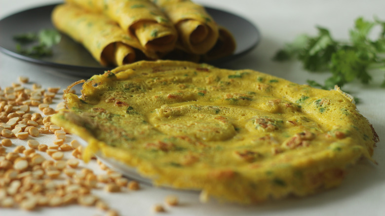 Gram flour omelet