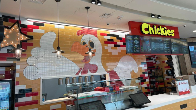 Chickies counter at food hall