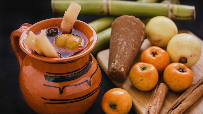 mug of Ponche Navideño