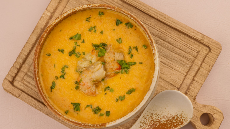 creamy lobster soup