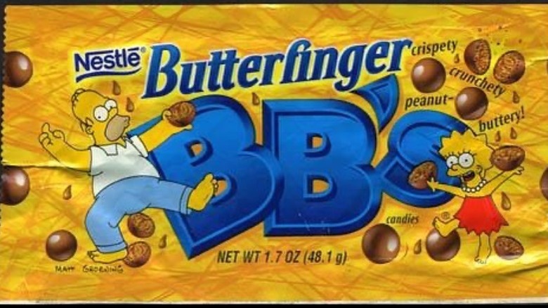 Yellow bag of Butterfinger BB's