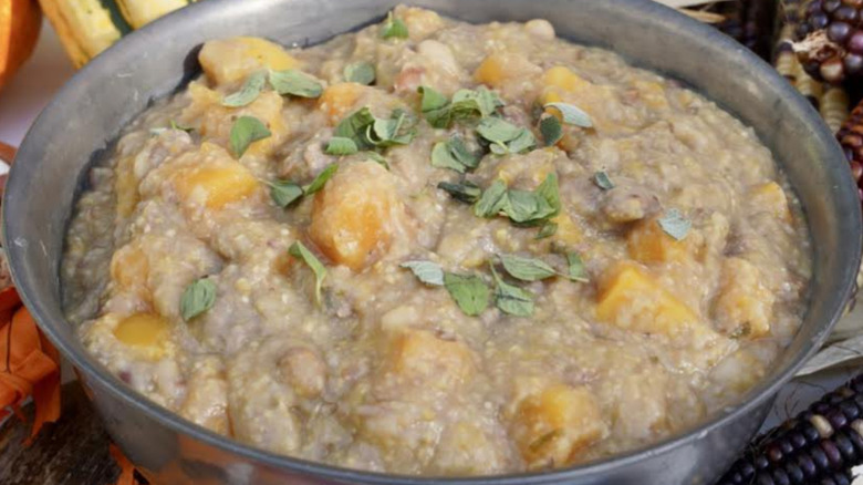 Bowl of Wampanoag Venison Stew