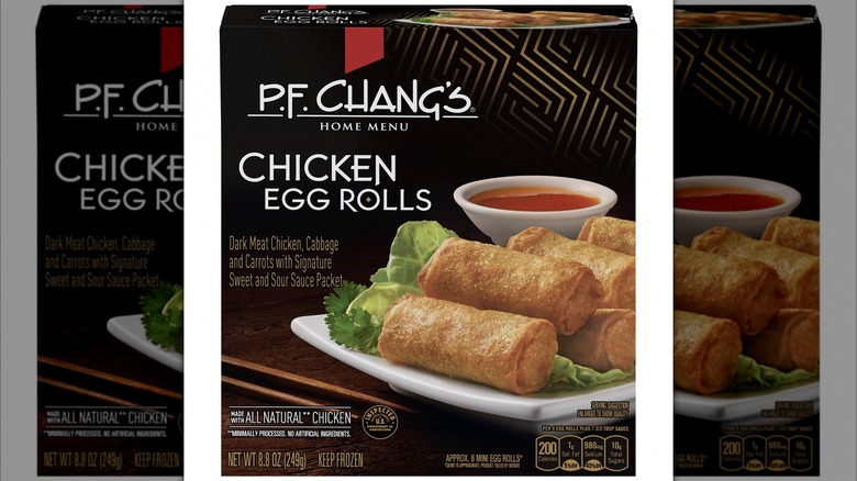 chicken egg rolls package