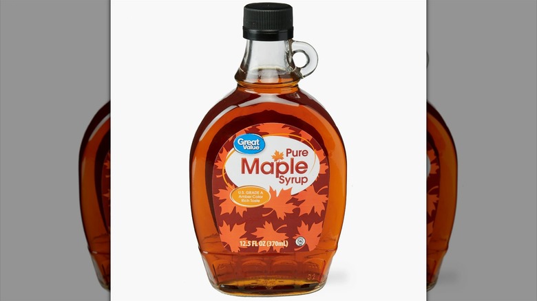 Grocery store maple syrup