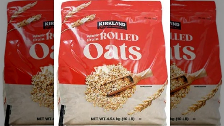 bag of Kirkland Rolled Oats