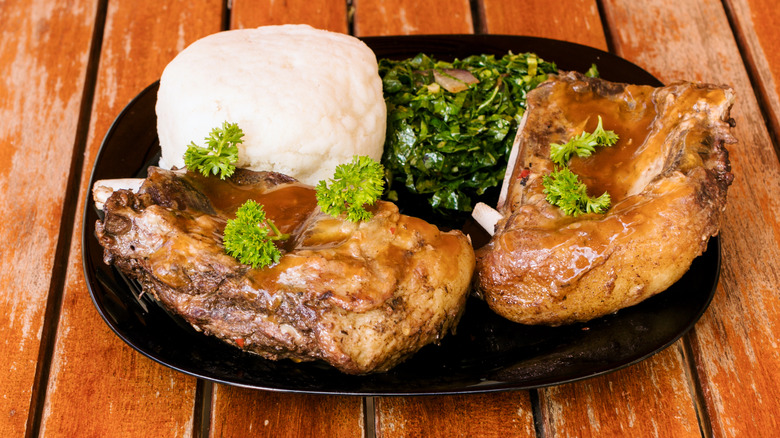 Nyama Choma with sides 