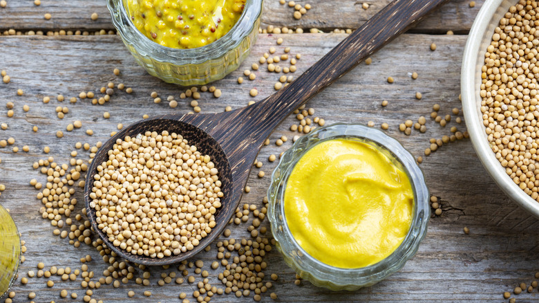 mustard and mustard seeds