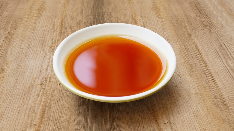 red fish sauce in bowl