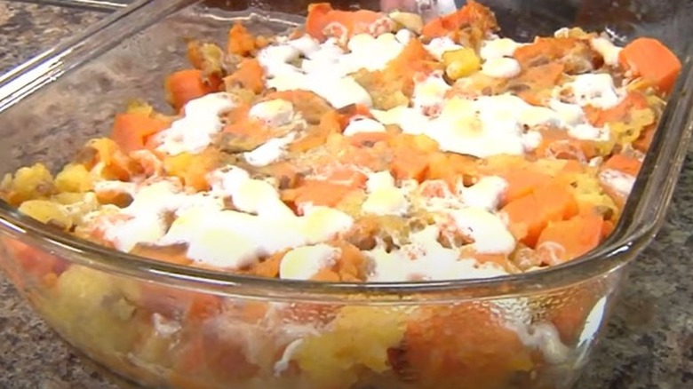 Sweet potato casserole with pineapple