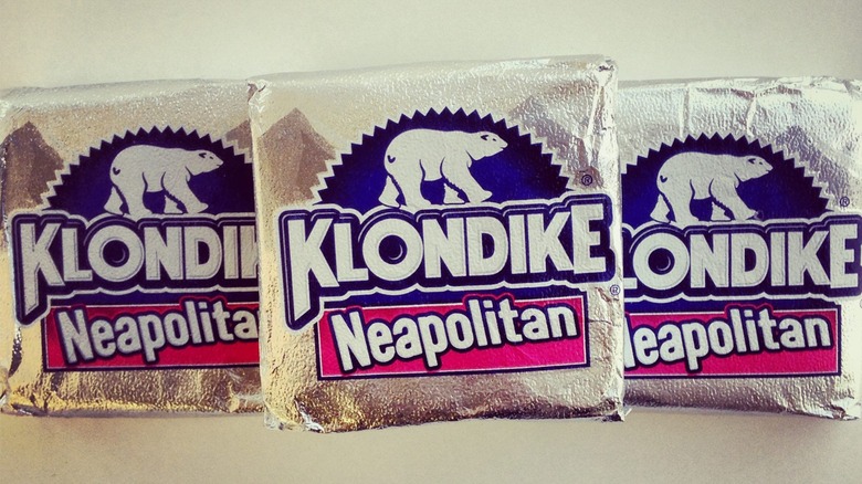 Klondike Neapolitan Bars