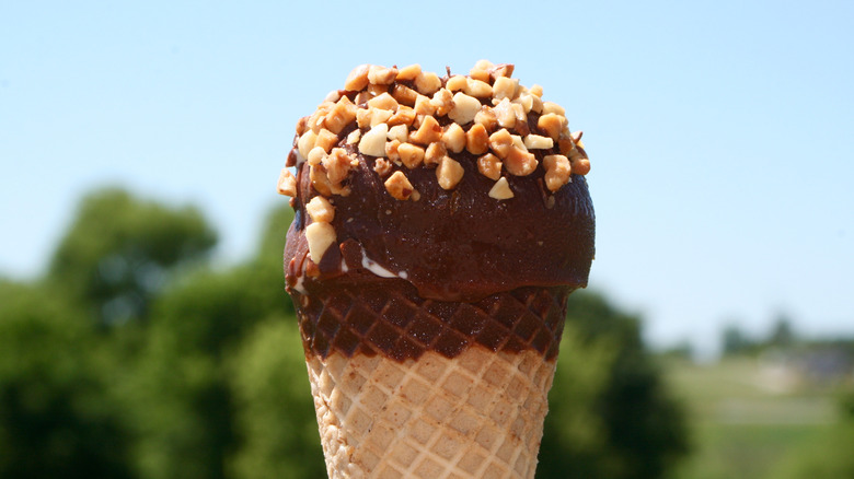 Drumstick ice cream cone