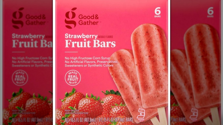 box of Target strawberry bars