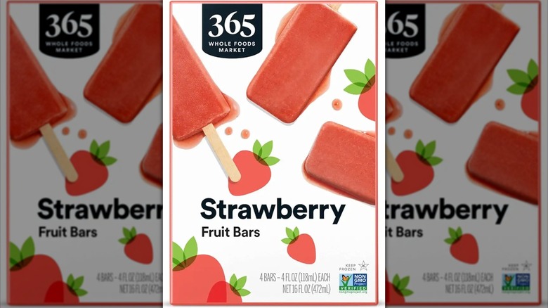 box of 365 strawberry popsicles