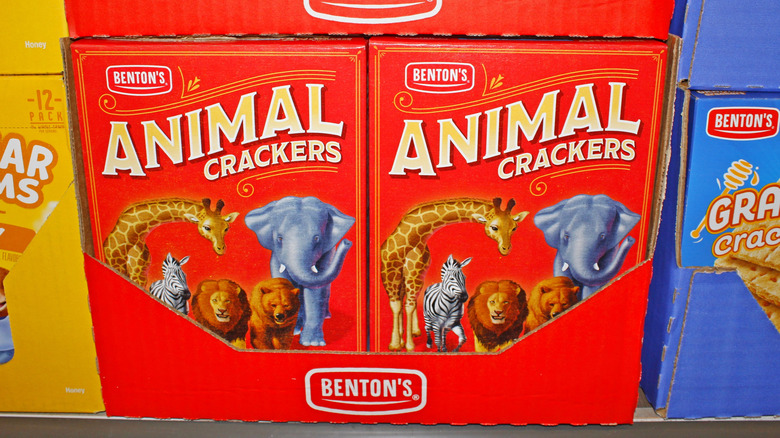 Benton's animal crackers at Aldi