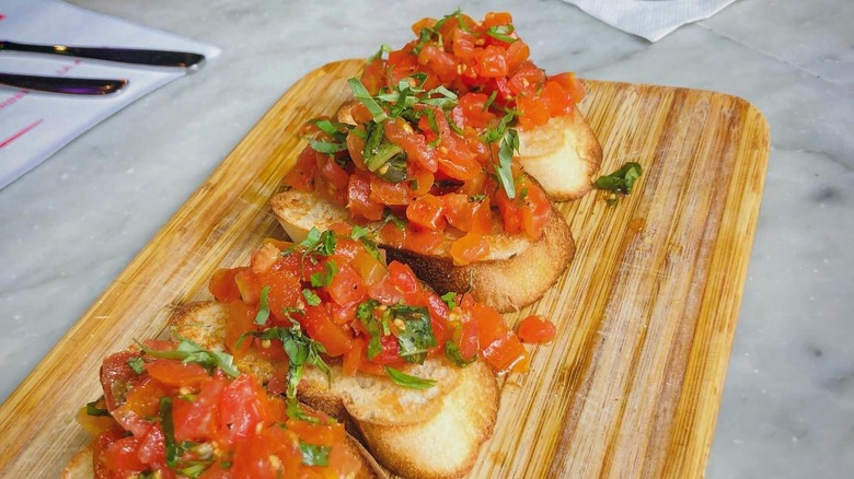 Bruschetta at Piola Houston