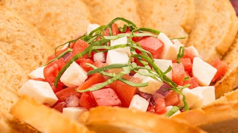 Bruschetta at Buca Di Beppo