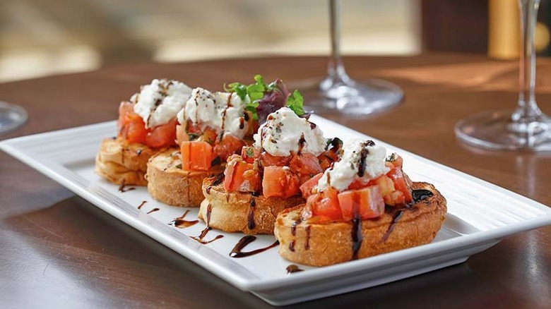 Bruschetta at Pinstripes